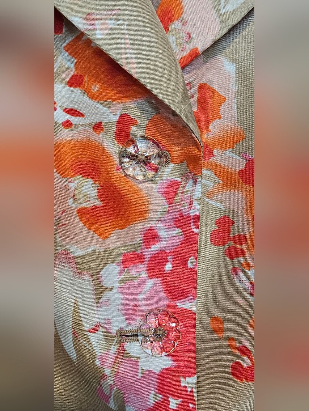 Le Suit 2 Piece Skirt Set Women's Size 12 Floral Print Academia Business - Picture 5 of 10